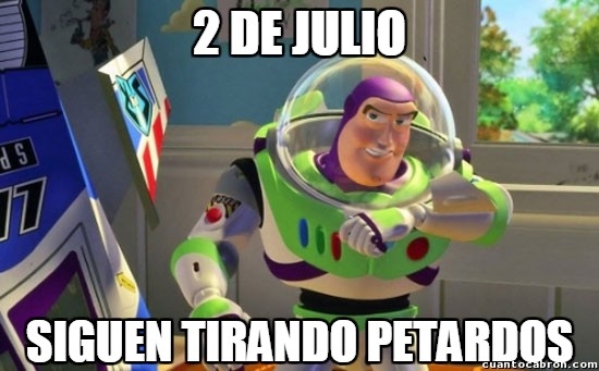 Buzz Lightyear,julio,petardos,San Juan,yo flipo,yo me llamo ralph