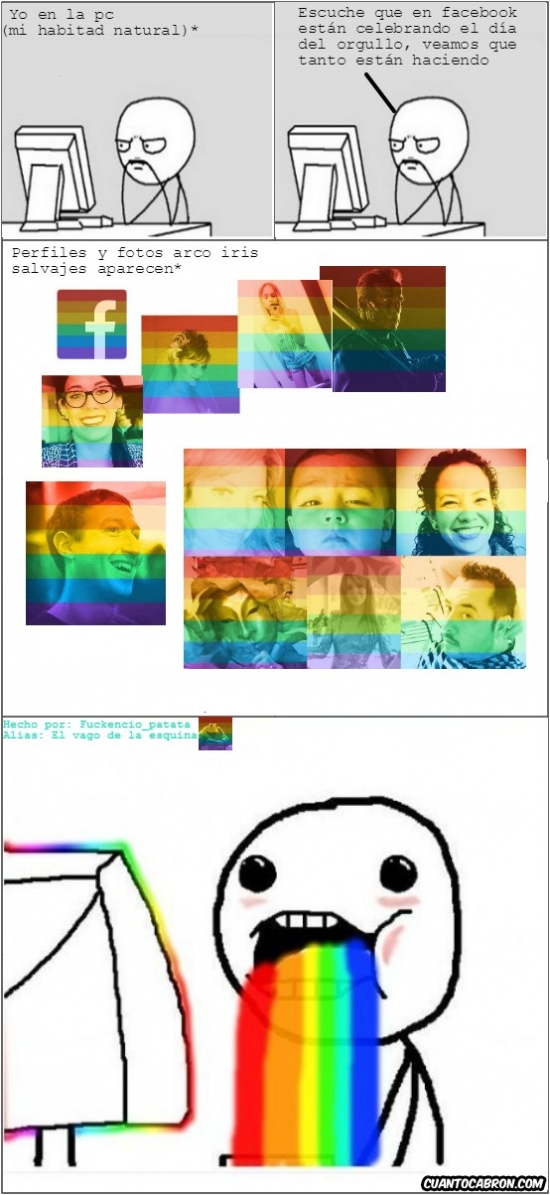 Puke_rainbows - ¿Día del orgullo? Creí que era el cumpleaños de puke rainbows