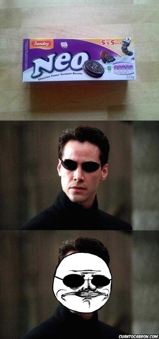 galletas,Matrix,me gusta,Neo