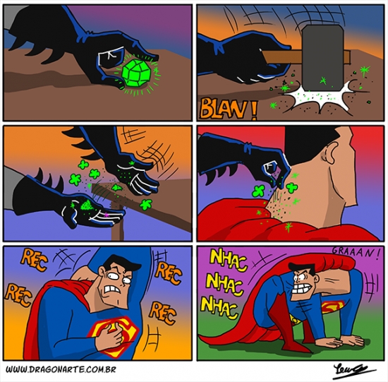 Batman sabe como divertirse con Superman