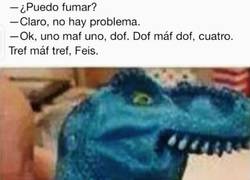 Enlace a El finofaurio fumador