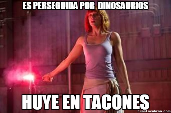 Claire,Jurassic World,resistentes,Tacones