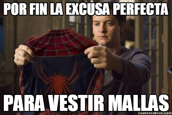 excusa perfecta,fetichista,mallas,spider-man,spiderman,superhéroe