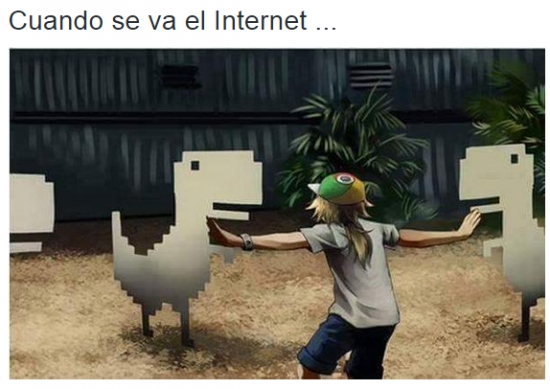 Meme_otros - Cuando se va el Internet...