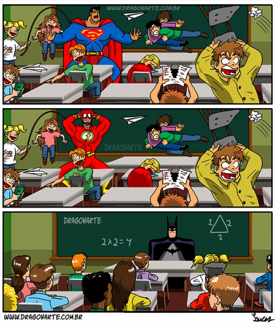 batman,clase,flash,niños,obedecer,superman