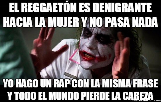 Joker - El reggaetón ha hecho mucho daño pero aún así goza de cierta inmunidad