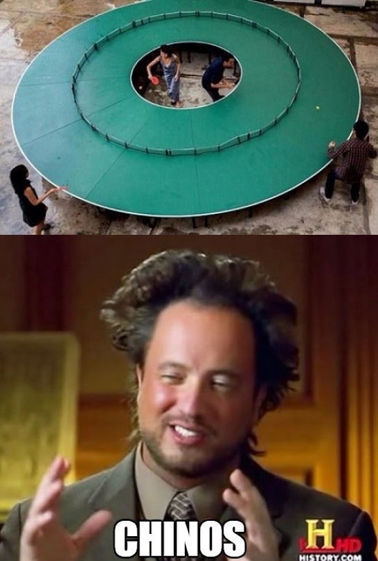 Aliens,Chinos,circular,Inventar,Lo han inventado todo,Ping-Pong