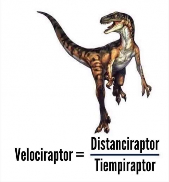 Meme_otros - Velociraptor explicado de manera científica