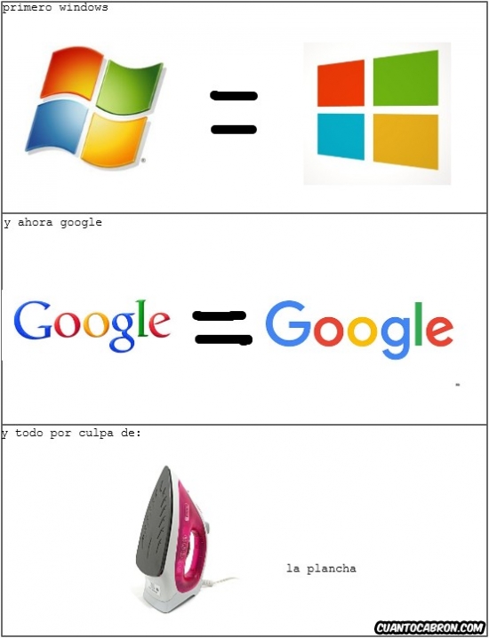 google,logo,plancha,planchar,todo más plano ahora,windows