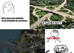 Enlace a Cuando te crees que eres ingeniero de caminos en los juegos de construcción