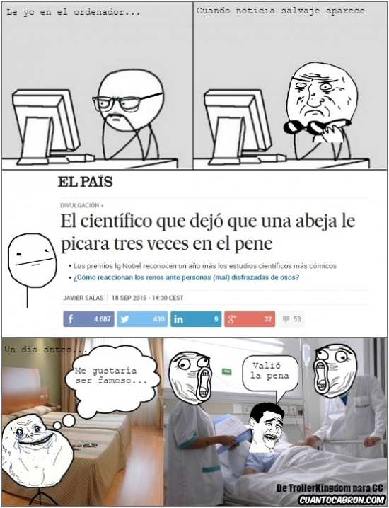 Ciencia,Forever Alone,LOL,Noticias,picar,Poker Face,Yao Ming