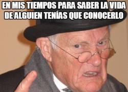 Enlace a Facebook contando tu vida desde hace no mucho