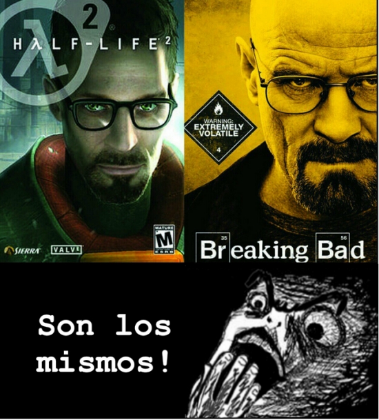 Breaking bad,Half Life,half-life 3,hl3 confirmado,le dio cancer