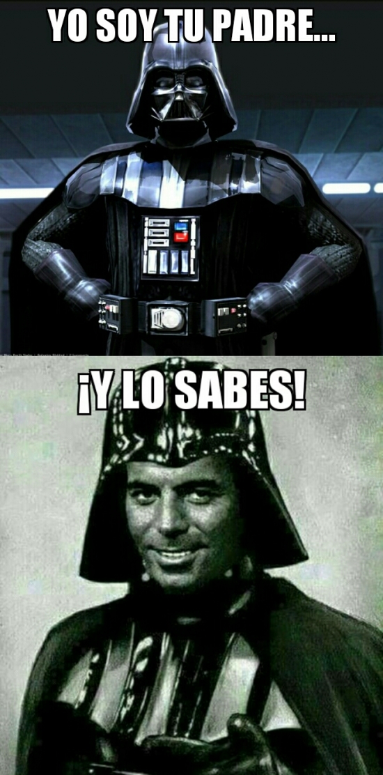Meme_otros - Julio Vader, el padre oscuro