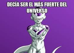 Enlace a Freezer alardeaba mucho en sus tiempos sabiendo que sus rivales en poder estaban dormidos