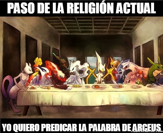 Arceus,Cambiar,Pokemon,Predicar,Religión