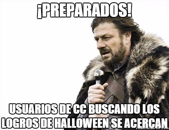 Halloween,Logros,Ned Stark,Noche de brujas,Winter is coming