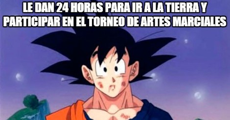 Goku no sabe aprovechar sus oportunidades Goku no sabe aprovechar sus oportunidades