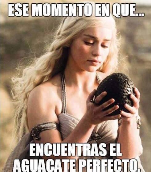 Meme_otros - Daenerys, madre de dragones y especialista en en guacamole