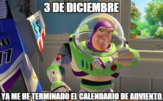 Buzz Lightyear,diciembre,navidad,que rico el chocolate