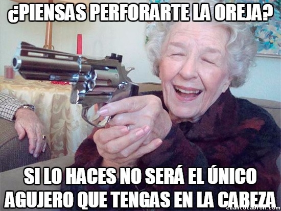 abuela,cabeza,gratis,perforación,persuadir,revólver