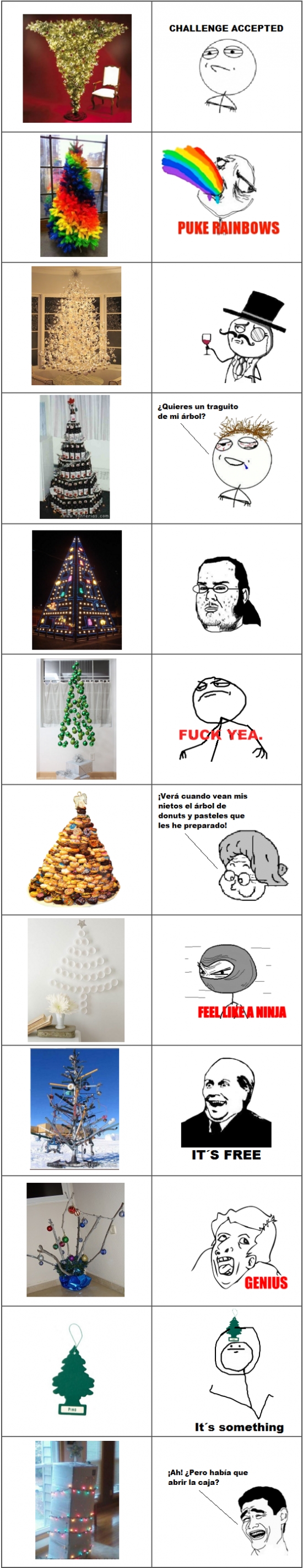 árboles de navidad,cc,extraños,fail,memes,originales