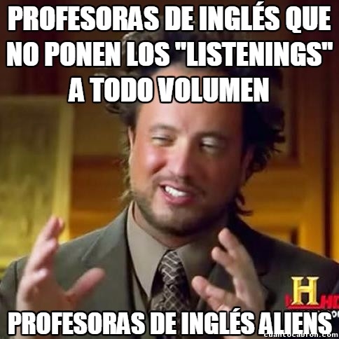 Ancient_aliens - El problema con los ''listenings'' de inglés no es el idioma, es el volumen