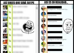 Enlace a Y yo que pensaba que al instalarme Skype iba a ser un no parar de chatear