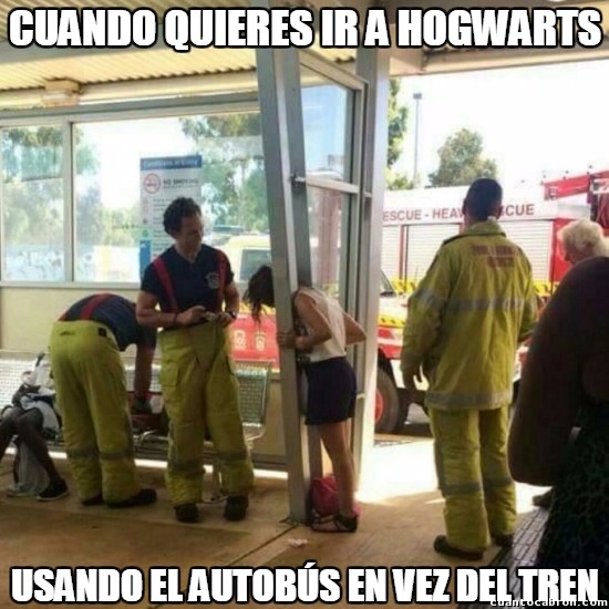 atascada,autobus,bomberos,Harry potter,Hogwarts