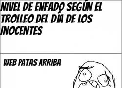 Enlace a Reacciones según el trolleo que recibes en el día de los inocentes