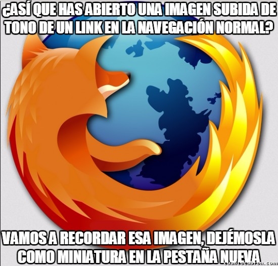 Firefox,miniatura,Mozilla,pestaña nueva,por eso uso chrome