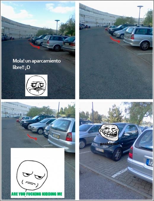 Kidding_me - La triste realidad de los conductores que quieren aparcar