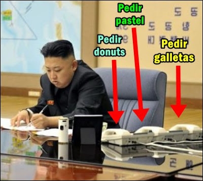 Meme_otros - El secreto de los teléfonos de Kim Jong-un