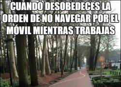 Enlace a Menos mal no era conduciendo el coche