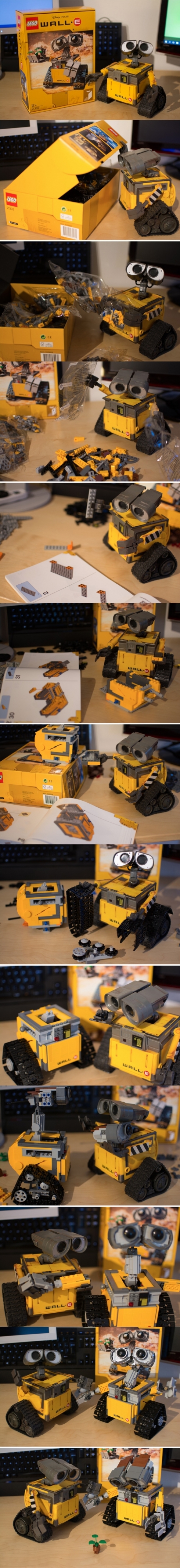 Batallón de Limpieza,construir,gemelo,igual,ingenio,ingenioso,lego,robot,WALL·E