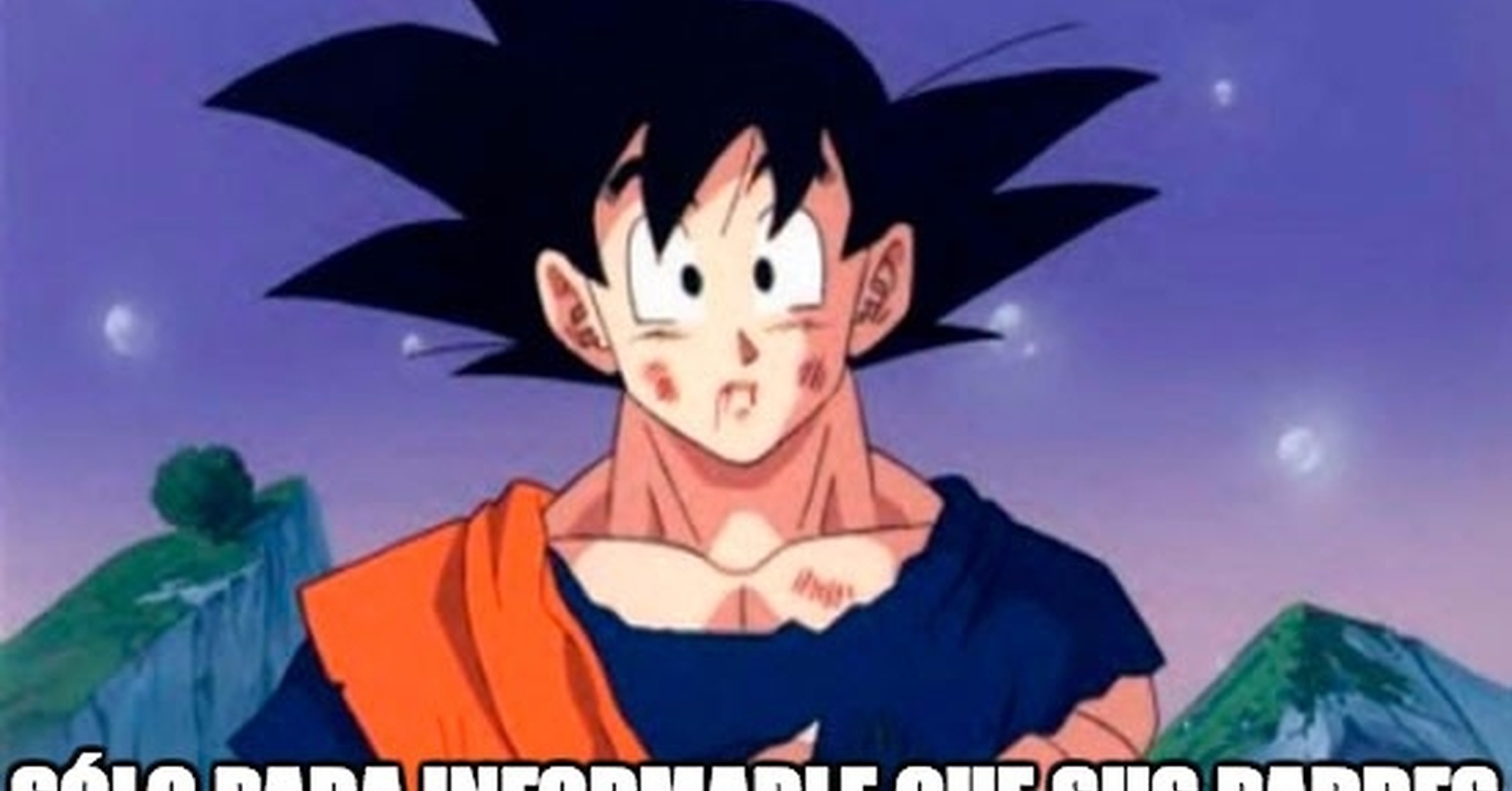 Cuánto cabrón / La maldad Saiyajin es de otro mundo...