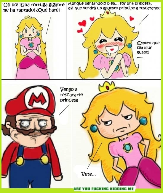 Gordo,Mario,princesa,Príncipe,salvar