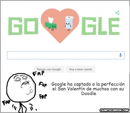 Doodle,Google,papel,San Valentín