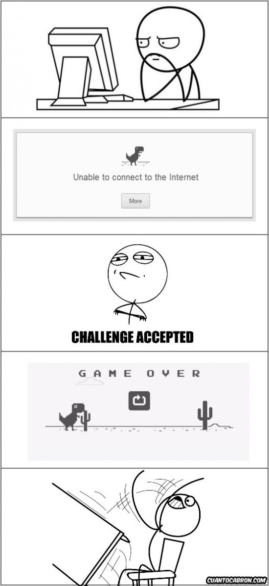 challenge acepted,game over,internet,juego,navegador,unable to connect