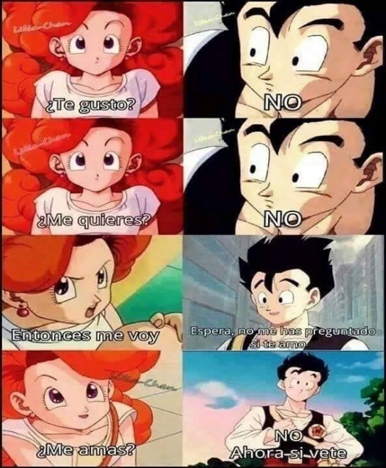 amor,Goku,preguntas,repuestas,troll