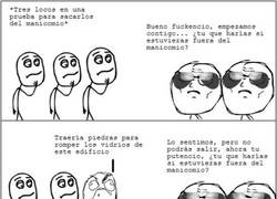 Enlace a Los 3 locos del manicomio