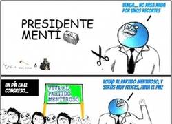 Enlace a Presidente Mentí en el gobierno
