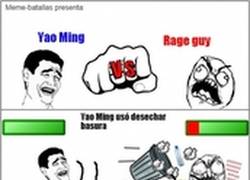 Enlace a Yao Ming vs Rage guy: ¡con final inesperado!