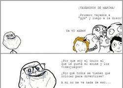 Enlace a Si eres un forever alone aquí, también lo serás en todos lados...