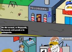 Enlace a ¡Peluqueros alien!