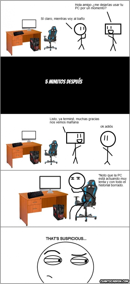 Thats_suspicious - Cuando tu amigo usa tu PC