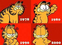 Enlace a La evolución de Garfield