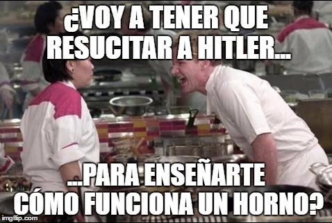 Meme_otros - Hitler te enseña a usar el horno