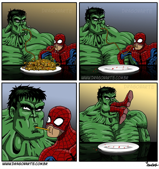 Otros - Las consecuencias de comer con Hulk
