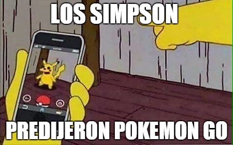 pikachu,pokemon go,simpson